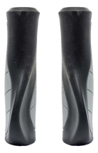 Manopla Ergonomica De Borracha Elleven Preta E Cinza