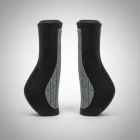 Manopla Ergonomica De Borracha Elleven Preta E Cinza