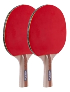2x Raquetes Tênis De Mesa Vollo Energy 3 Estrelas