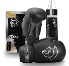Kit Boxe Muay Thai Infantil Saco De Pancada + Luva Pretorian