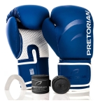 Kit Boxe E Muaythai Bandagem + Luva + Protetor Pretorian Fx2