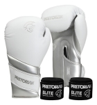 Kit Boxe E Muaythai Pretorian Luva Elite + Bandagens