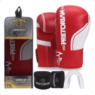 Kit Boxe E Muaythai Bandagem +protetor+ Bolsa Pretorian Fx1