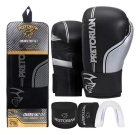 Kit Boxe E Muaythai Bandagem +protetor+ Bolsa Pretorian Fx1
