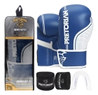 Kit Boxe E Muaythai Bandagem +protetor+ Bolsa Pretorian Fx1