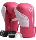 Kit Boxe E Muaythai Bandagem +protetor+ Bolsa Pretorian Fx1