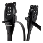 Cadeado Zip Lock Abra&ccedil;adeira Com Segredo Elleven Refor&ccedil;ado Preto