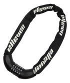 Cadeado Segredo Com Prote&ccedil;&atilde;o D/ Bike 90cm X 6mm Elleven Preto