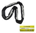 Cadeado Segredo Com Prote&ccedil;&atilde;o D/ Bike 90cm X 6mm Elleven Preto