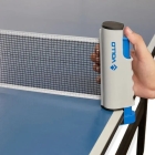 Rede De T&ecirc;nis Mesa Ping Pong Retr&aacute;til At&eacute; 1,75m Vollo Cinza E Azul