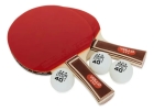 Kit T&ecirc;nis De Mesa Ping Pong 2 Raquetes Impulse 3 Bolas Vollo