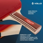 Kit T&ecirc;nis De Mesa Ping Pong 2 Raquetes Impulse 3 Bolas Vollo