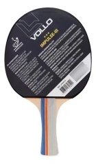 Raquete De T&ecirc;nis De Mesa Impulse Iii Vollo Aprovada Ittf Preto/vermelho Fl (c&ocirc;ncavo)