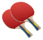 2x Raquetes De T&ecirc;nis De Mesa Impulse 3 Vollo Aprovada Ittf Preto/vermelho Fl (c&ocirc;ncavo)