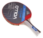 2x Raquetes De T&ecirc;nis De Mesa Impulse Iv Vollo Aprovada Ittf Preto/vermelho Fl (c&ocirc;ncavo)