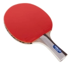 2x Raquetes De T&ecirc;nis De Mesa Impulse Iv Vollo + 6 Bolas Preto/vermelho Fl (c&ocirc;ncavo)