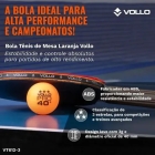 2x Raquetes De T&ecirc;nis De Mesa Impulse Iv Vollo + 6 Bolas Preto/vermelho Fl (c&ocirc;ncavo)