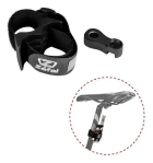 Suporte Duplo Z&eacute;fal Para Refil Co2 Cartucho Cilindro Bike Preto