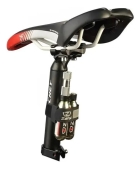Suporte Duplo Z&eacute;fal Para Refil Co2 Cartucho Cilindro Bike Preto