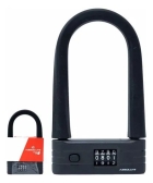 Cadeado U Lock Absolute Bike Com Segredo Silicone Anti Risco Preto