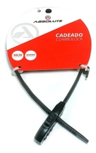 Cadeado Abra&ccedil;adeira Combolock Absolute 56cm Segredo Preto