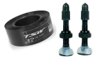 V&aacute;lvulas Tubeless Bike Bico Fino 48mm Tsw+fita Aro 10mt 18mm 