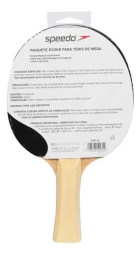 Raquete Tênis De Mesa Ping Pong Speedo Evoke + 6 Bolas Vermelho Fl (côncavo)