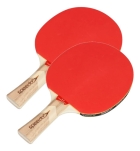 2x Raquetes T&ecirc;nis De Mesa Ping Pong Speedo Icebreaker 2 Preto Fl (c&ocirc;ncavo)