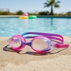 Óculos De Natação Infantil Quick Jr Speedo 3 A 8 Anos Rosa/azul