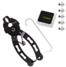 Kit 5 Power Link 12v Velocidades Emenda Corrente + Alicate Corrente