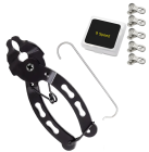Kit 5 Power Link 9v Velocidades Emenda Corrente + Alicate Corrente