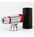 Bomba Co2 Encher Pneus Bike Ciclismo Aplicador Co2 Prata