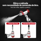 Bomba Co2 Encher Pneus Bike Ciclismo Aplicador Co2 Prata