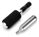 Aplicador Co2 Bomba Encher Pneu Mtb Speed Ciclismo + 2 Refil Preto