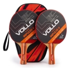 2x Raquetes De T&ecirc;nis De Mesa Impulse V Vollo + Raqueteira
