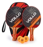 Kit Tênis De Mesa Impulse V Vollo Raquete Bolas Raqueteira