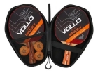 Kit Tênis De Mesa Impulse V Vollo Raquete Bolas Raqueteira