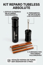 Kit Reparo Tubeless Absolute Ferramenta Mtb Speed