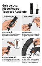 Kit Reparo Tubeless Absolute Ferramenta Mtb Speed