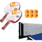Kit Ping Pong Raquetes Bola Rede Tênis De Mesa Vollo Impulse Preto/vermelho Fl (côncavo)