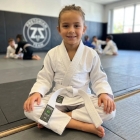 Faixa Para Jiu-jitsu Infantil Branca Reforçada Pretorian