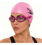 Óculos De Natação Speedo Tornado Antiembaçante + Touca Flat Rosa Cristal